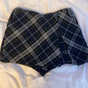 Plaid Skort